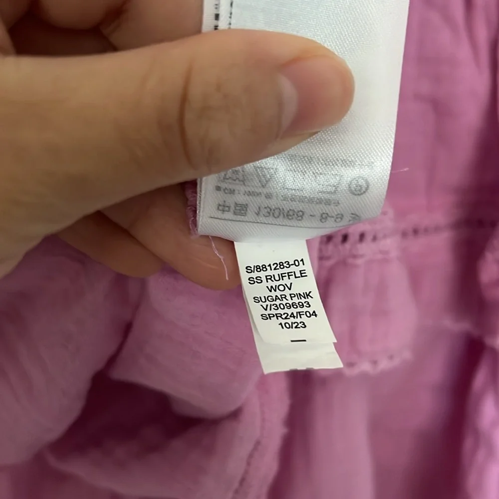 Gap Kids Ruffle Dress in Sugar Pink